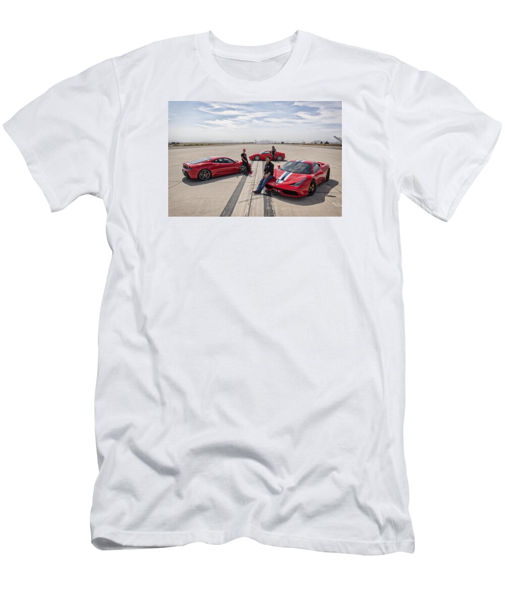 Ferrari T-Shirt featuring the photograph Three Amigos by ItzKirb Photography