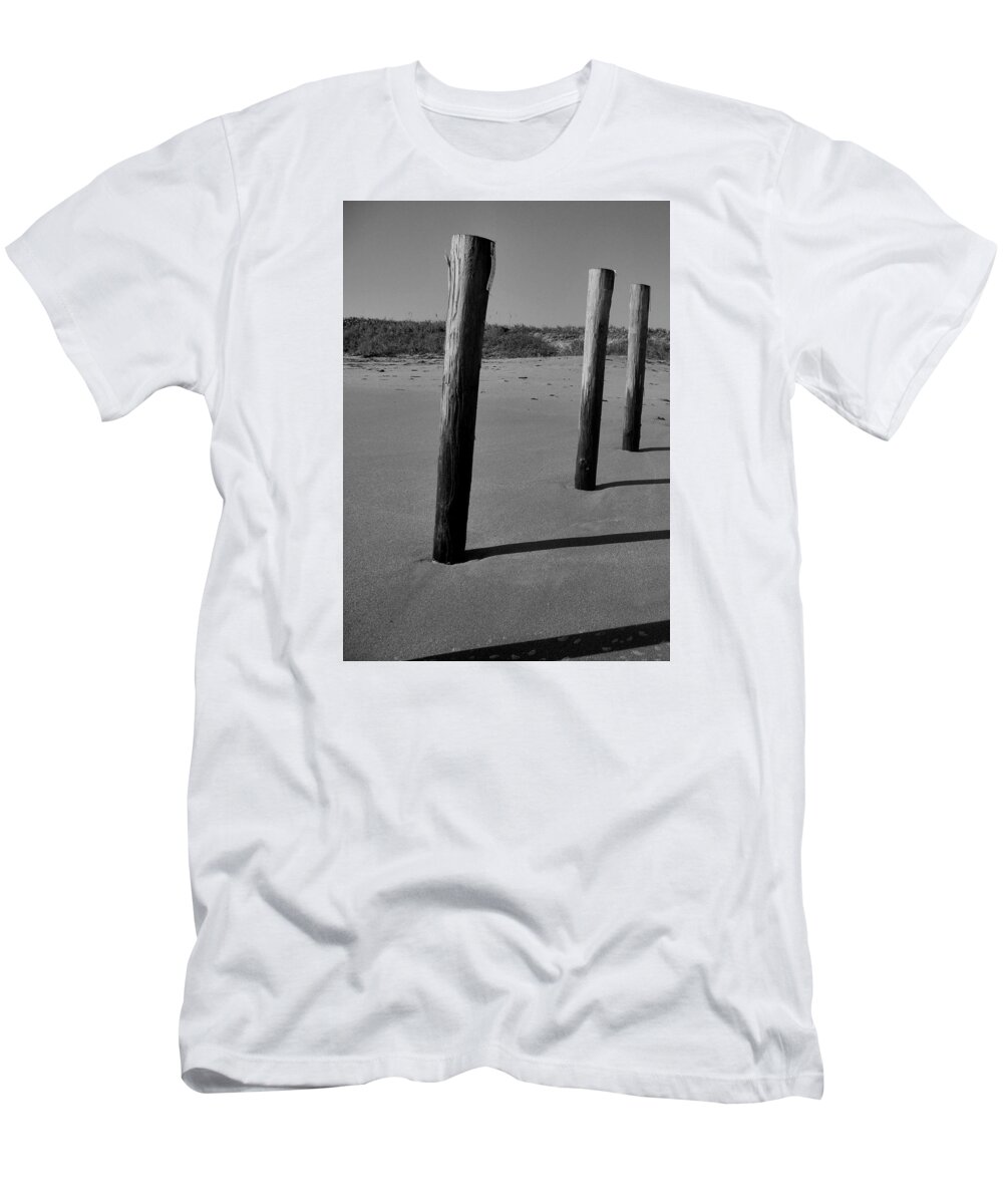 Posts T-Shirt featuring the photograph Three by Dario Boriani