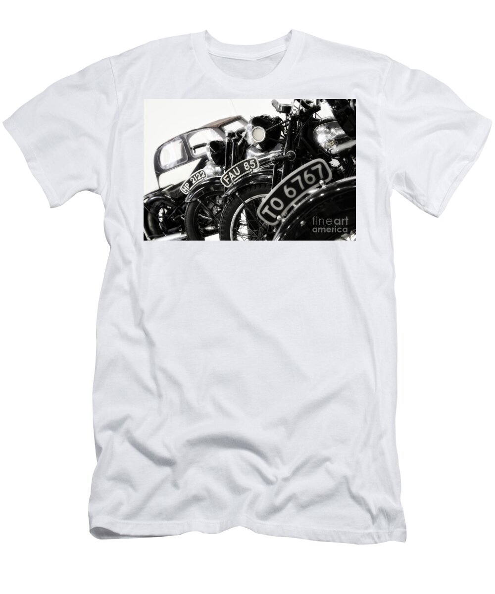 Motorcycles T-Shirt featuring the photograph Time Warp by Phil Cappiali Jr
