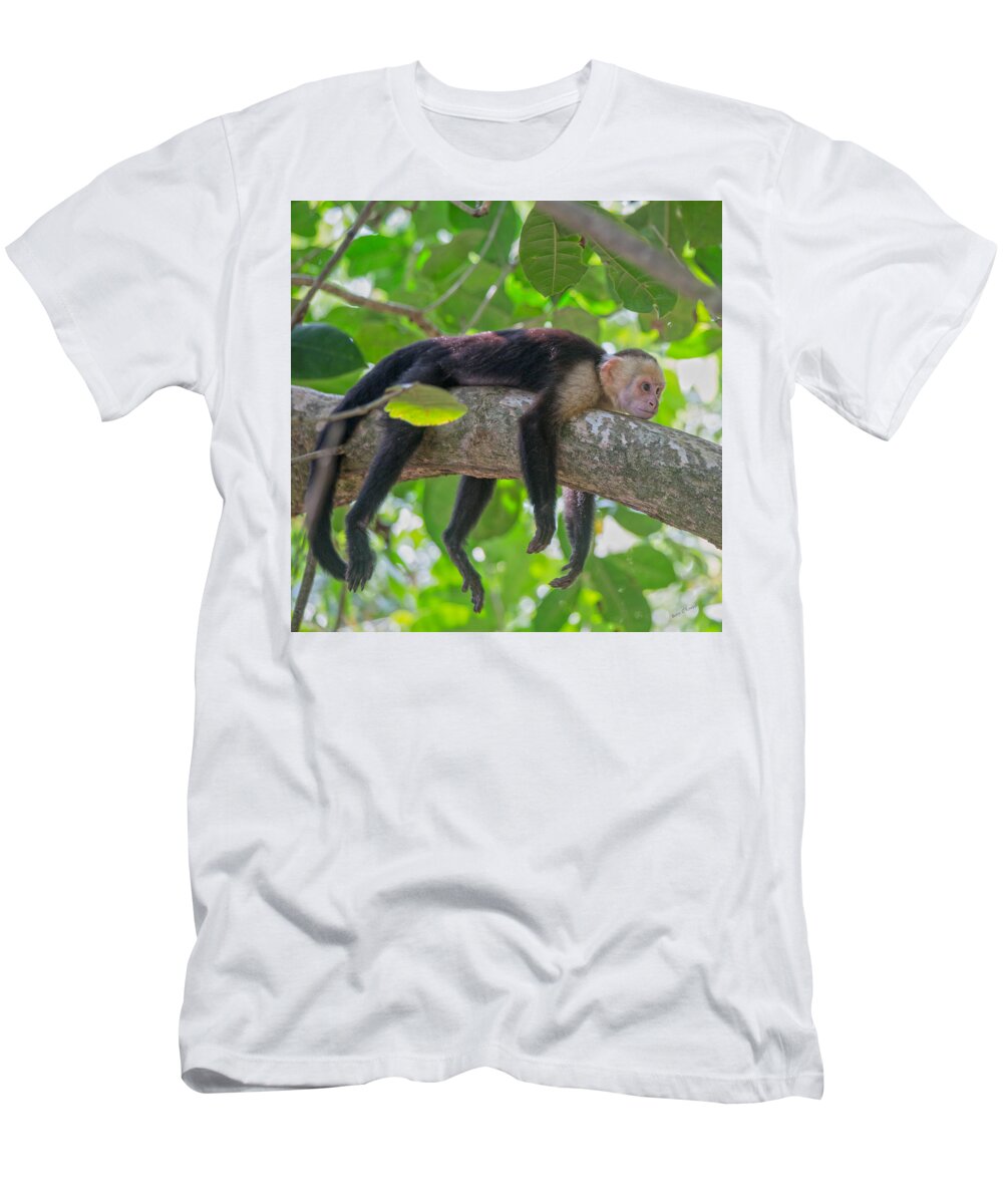 Monkey T-Shirt featuring the photograph Timeout by Betsy Knapp