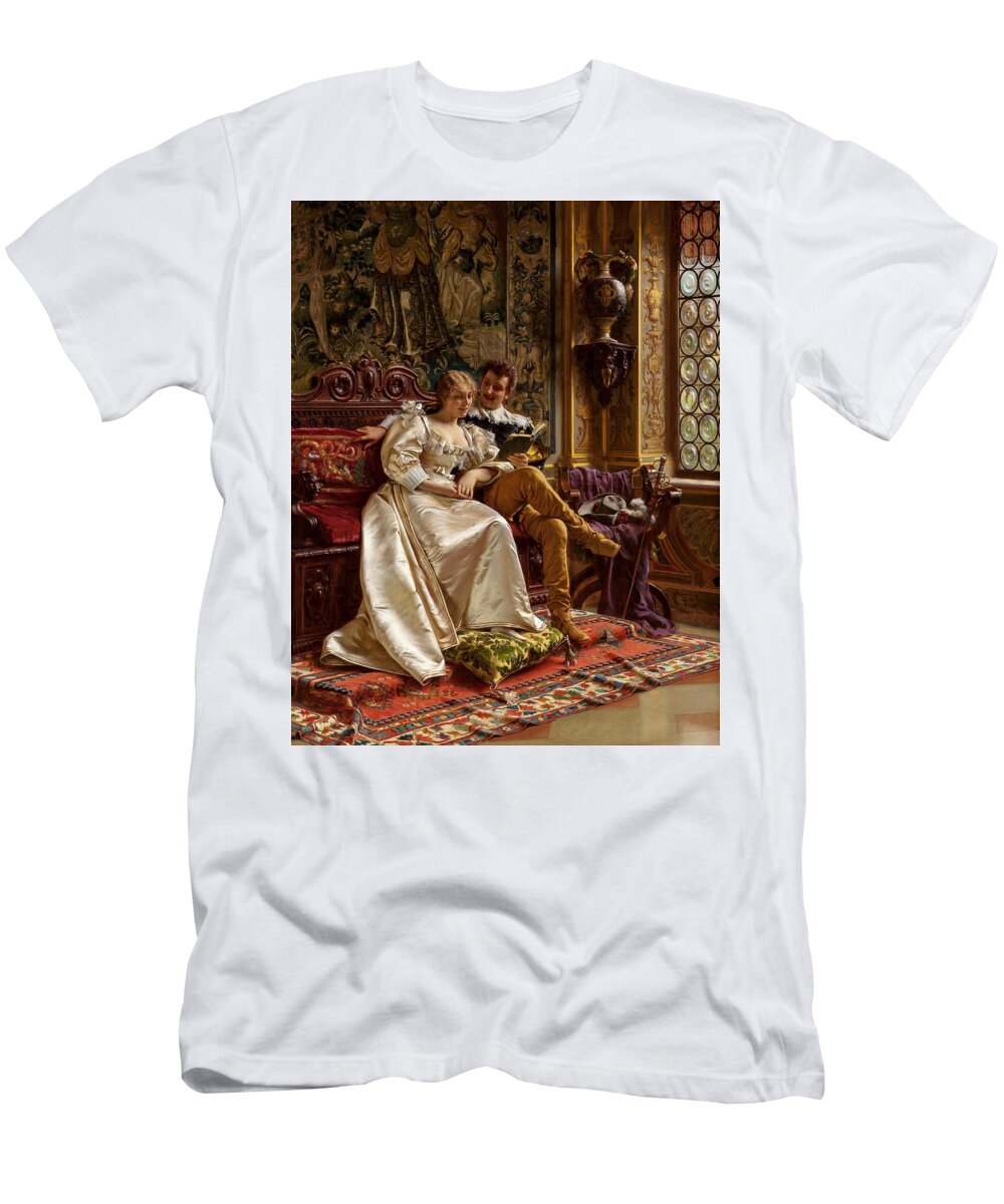 Frederic Soulacroix T-Shirt featuring the painting Title unknown by Frederic Soulacroix