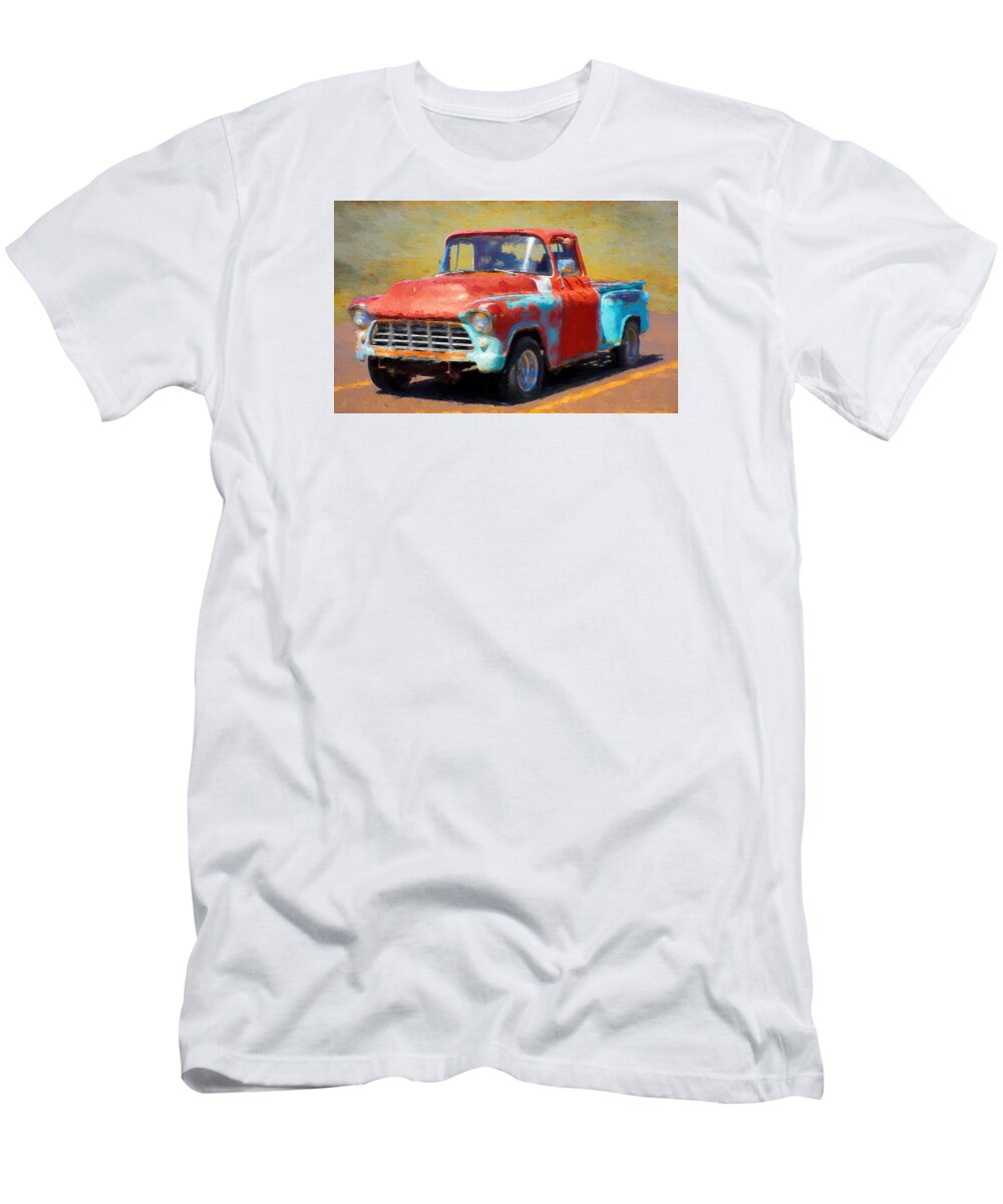 Chevy Truck T-Shirt featuring the digital art Tons of Potential by Rick Wicker