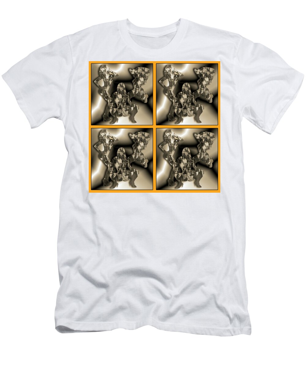Mighty Sight Studio T-Shirt featuring the digital art Tragic Tanya by Steve Sperry