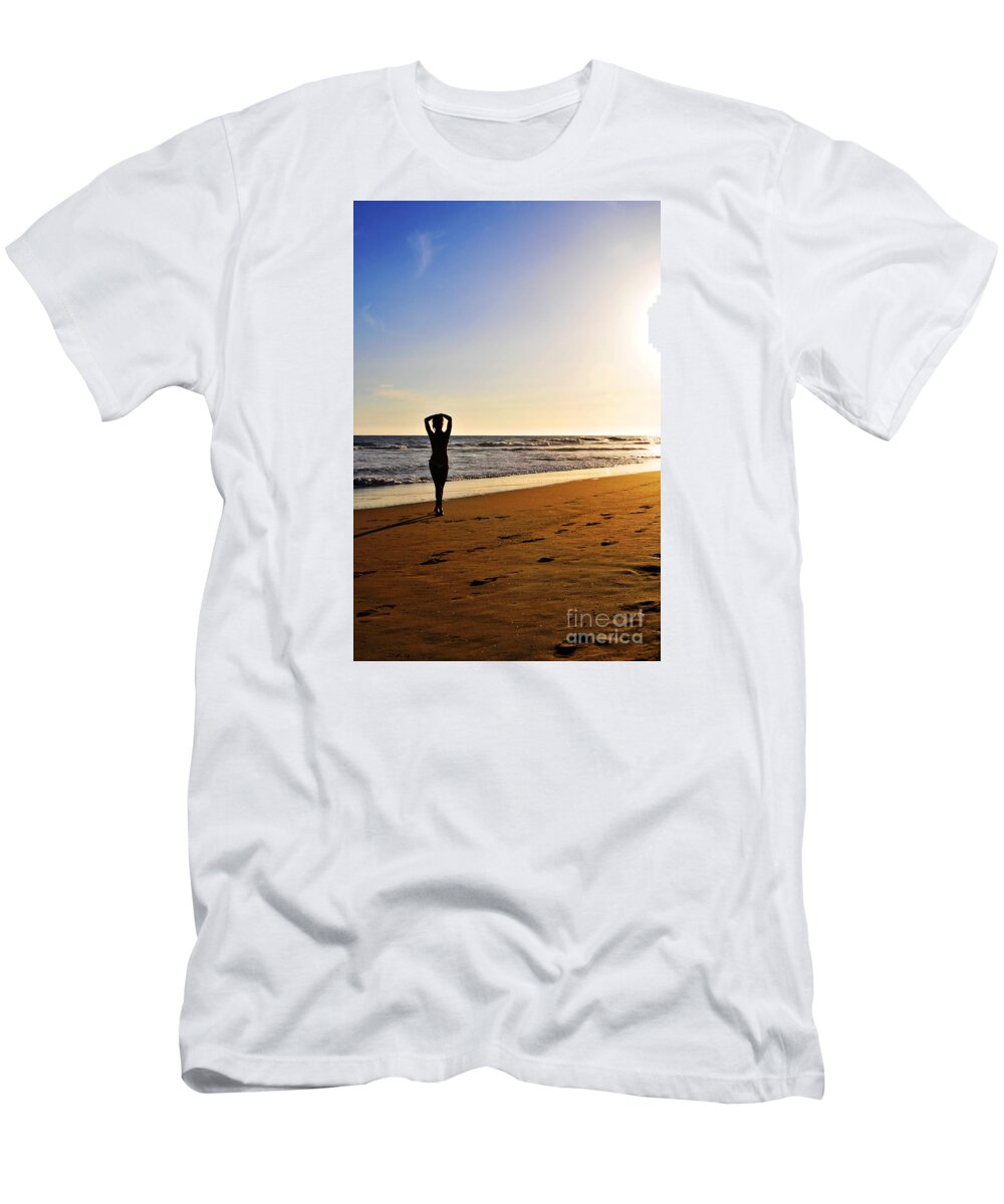 Glamour Photographs T-Shirt featuring the photograph Tranquility by Robert WK Clark