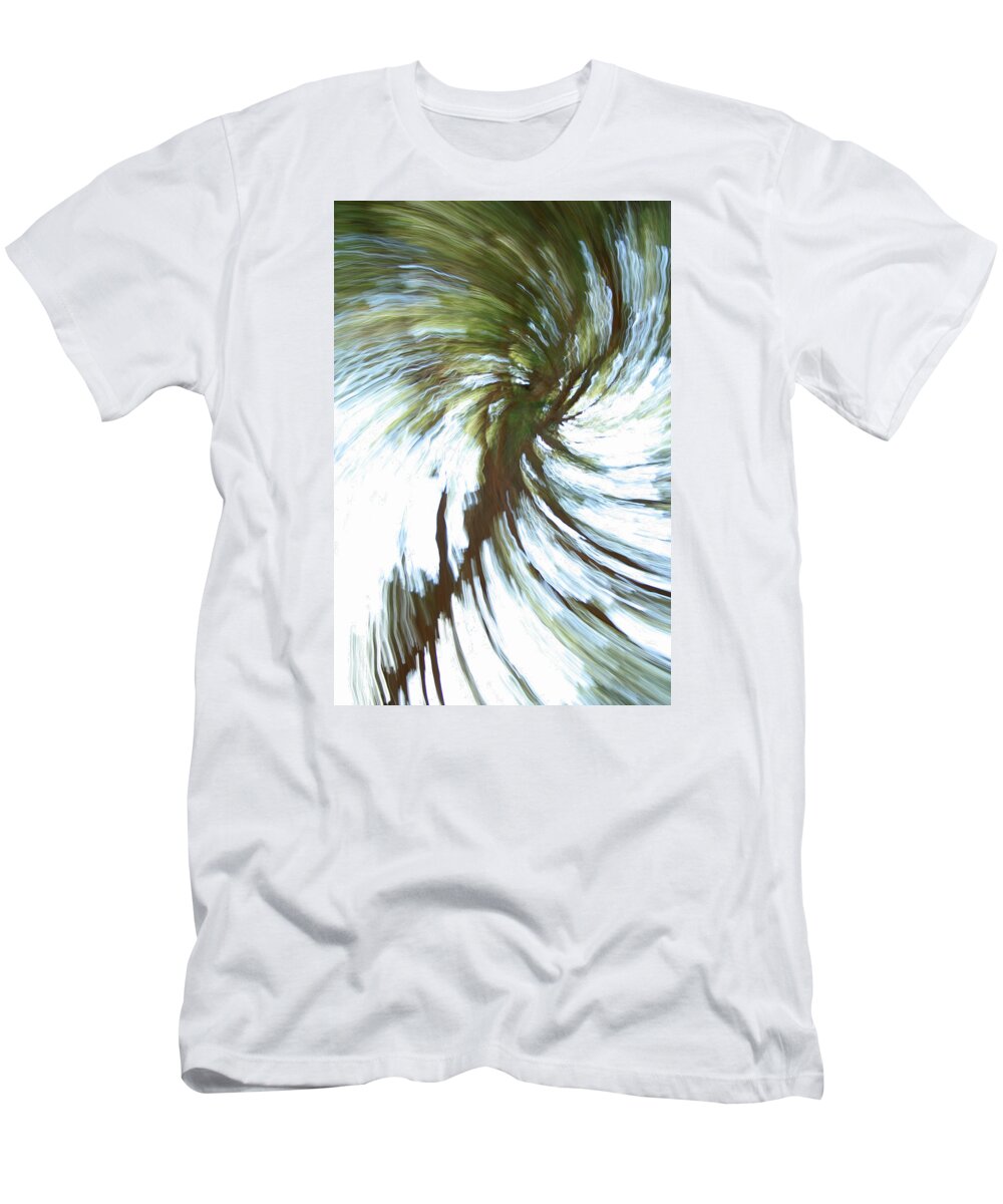 Abstract T-Shirt featuring the photograph Tree Diptych 1 by Ric Bascobert