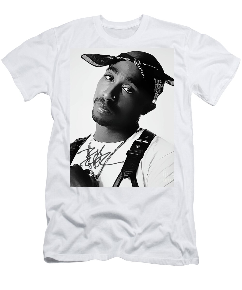 Graphic Tee, Tupac shirt, Tupac Shakur, Contemporary Abstract Drawing, –  KatiaSkye