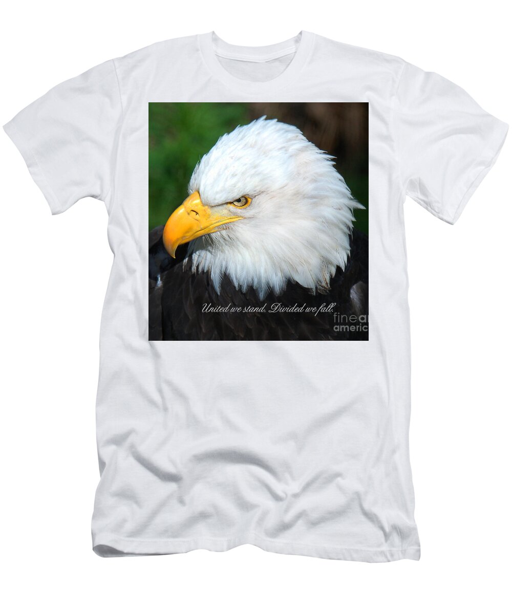 Diane Berry T-Shirt featuring the photograph United We Stand by Diane E Berry