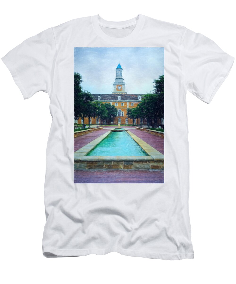 Joan Carroll T-Shirt featuring the photograph University of North Texas by Joan Carroll
