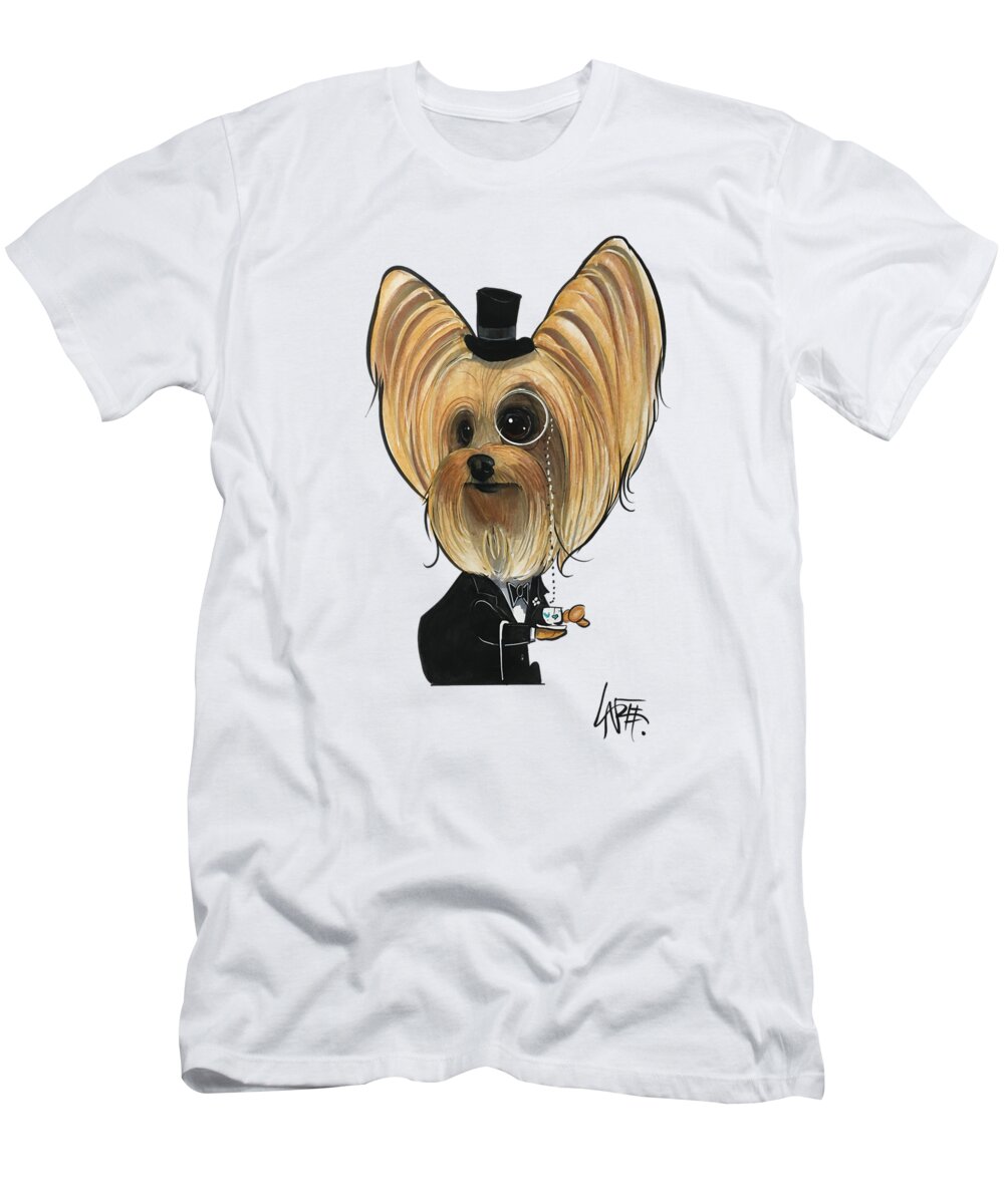 Vca T-Shirt featuring the drawing VCA Dones by Canine Caricatures By John LaFree
