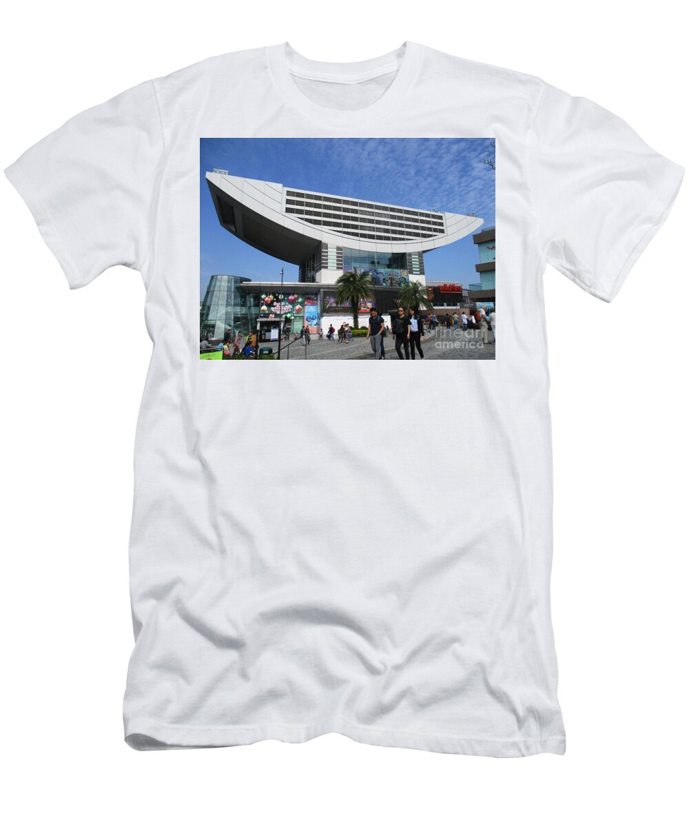 Hong Kong T-Shirt featuring the photograph Victoria Peak 3 by Randall Weidner