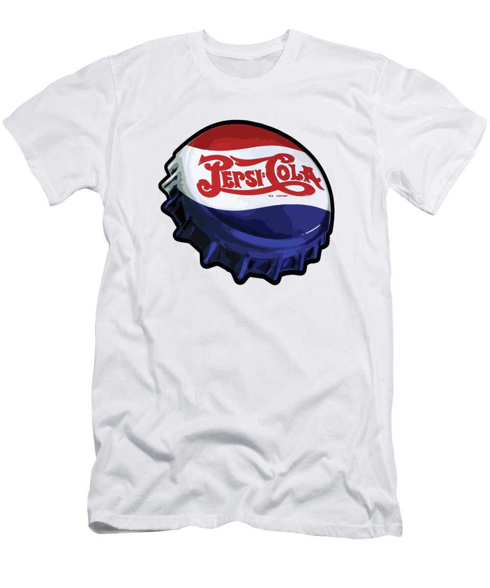 Antage Afslut klippe Vintage Pepsi Cola Bottle Caps 01 T-Shirt by Bobbi Freelance - Pixels