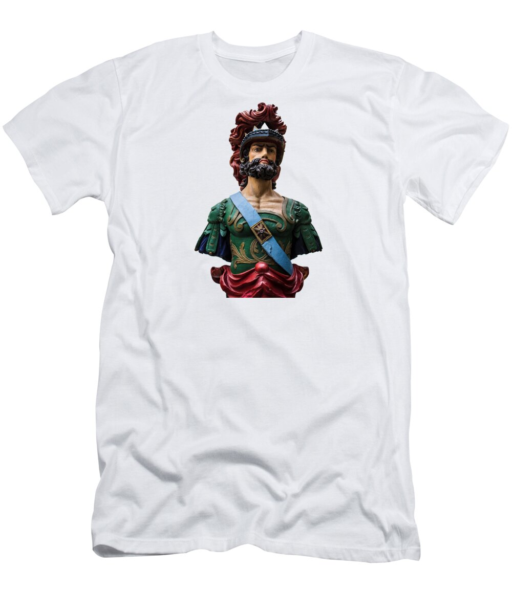 Ship T-Shirt featuring the photograph Vintage Ships Bust by Martin Newman