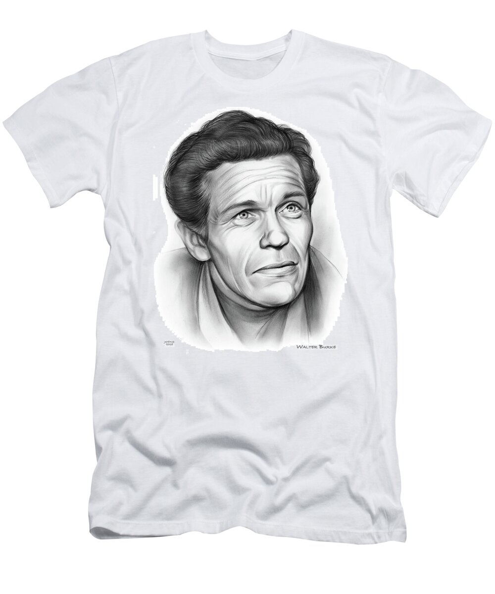 Walter Burke T-Shirt featuring the drawing Walter Burke by Greg Joens