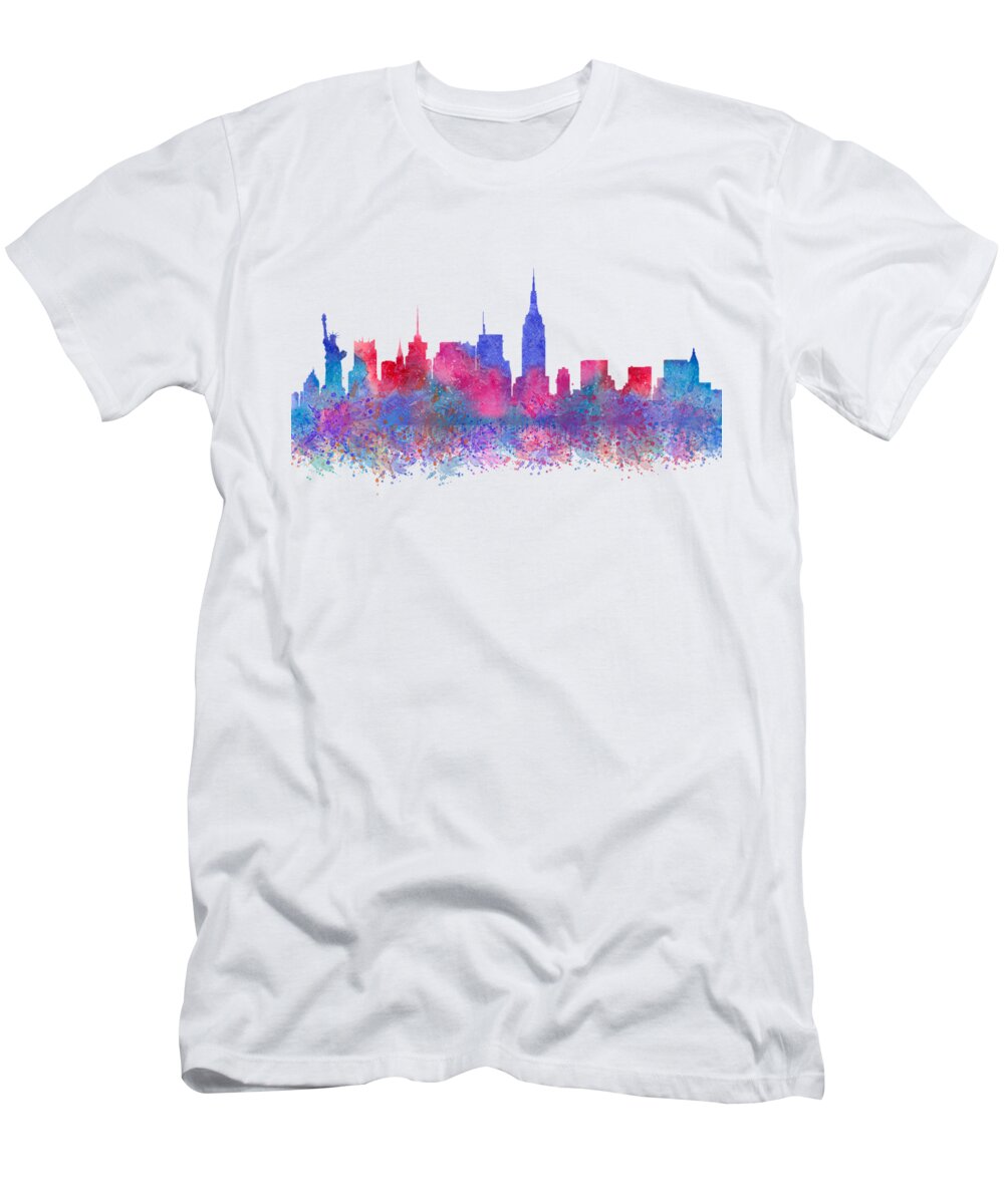 new york city skyline t shirt