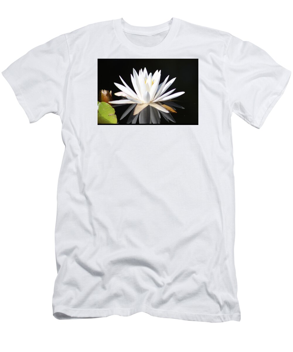 Flowers T-Shirt featuring the photograph Waterlily Wonder by DB Hayes