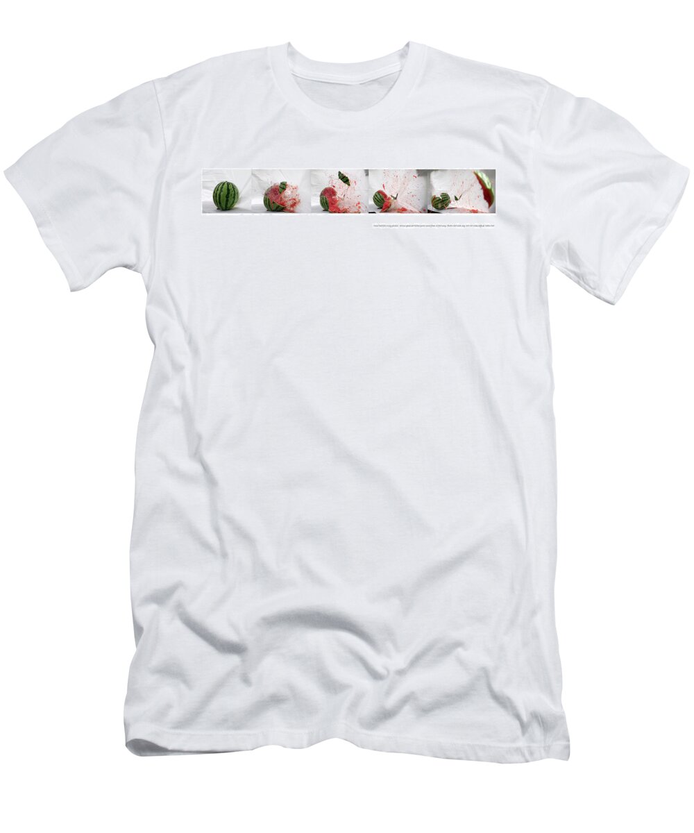 Shooting T-Shirt featuring the photograph Watermelon Progression by Tim Dussault
