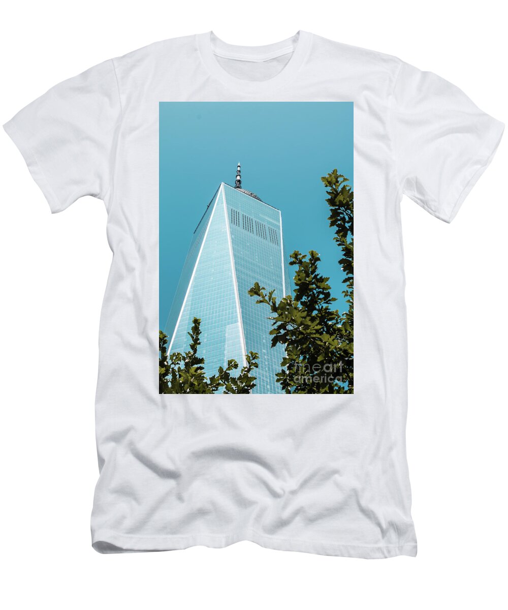 Nyc T-Shirt featuring the photograph We Will Rebuild by JCV Freelance Photography LLC