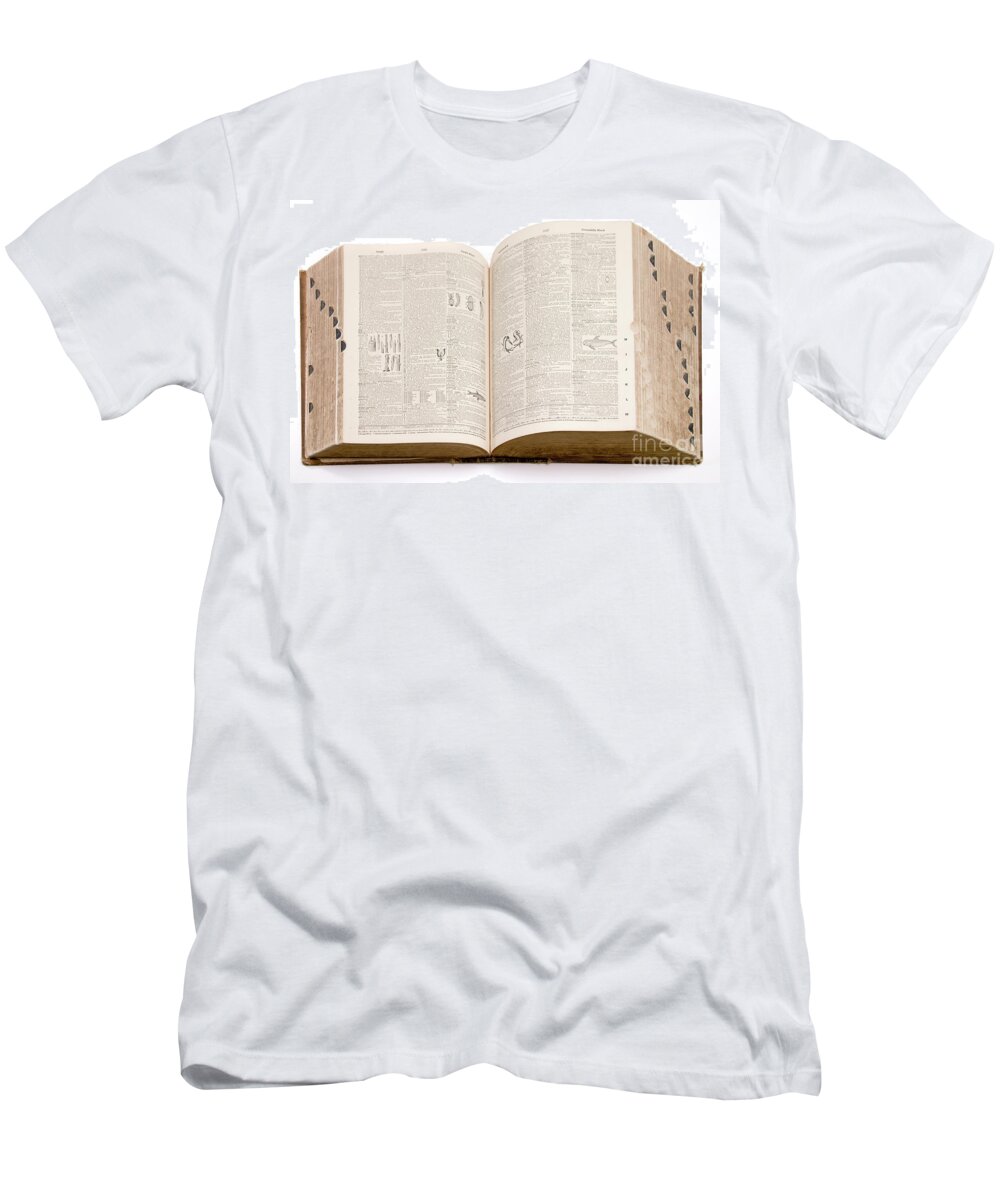 Webster's T-Shirt featuring the photograph Webster's New International Dictionary by Ilan Rosen