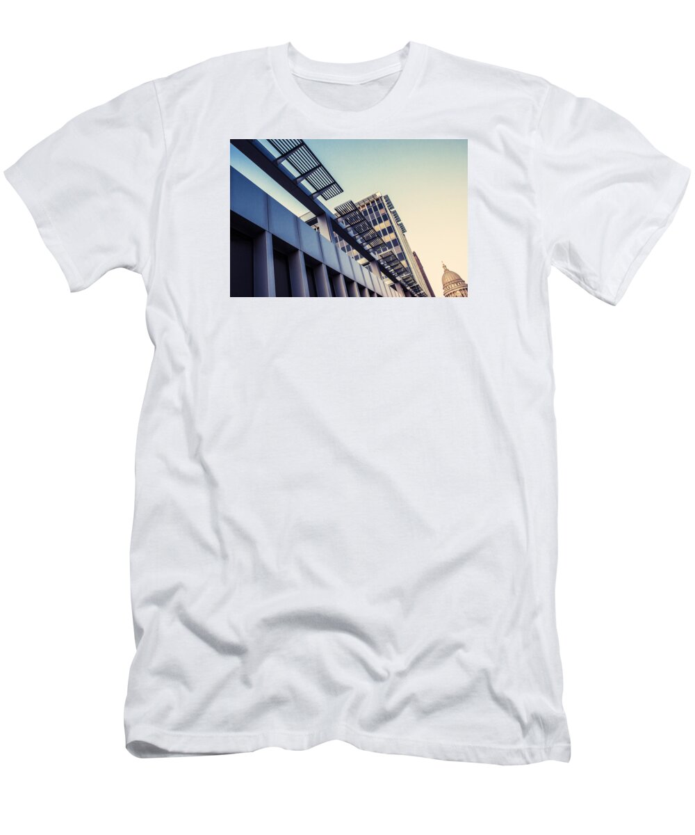 Architecture T-Shirt featuring the photograph West Washington Avenue by Todd Klassy