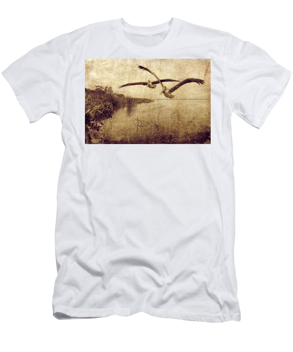 Lake T-Shirt featuring the photograph Wetlands by Pete Rems