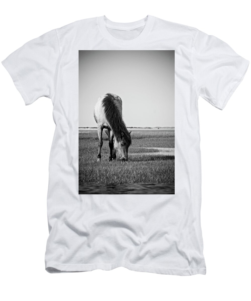 Wild T-Shirt featuring the photograph Wild Mustang by Bob Decker