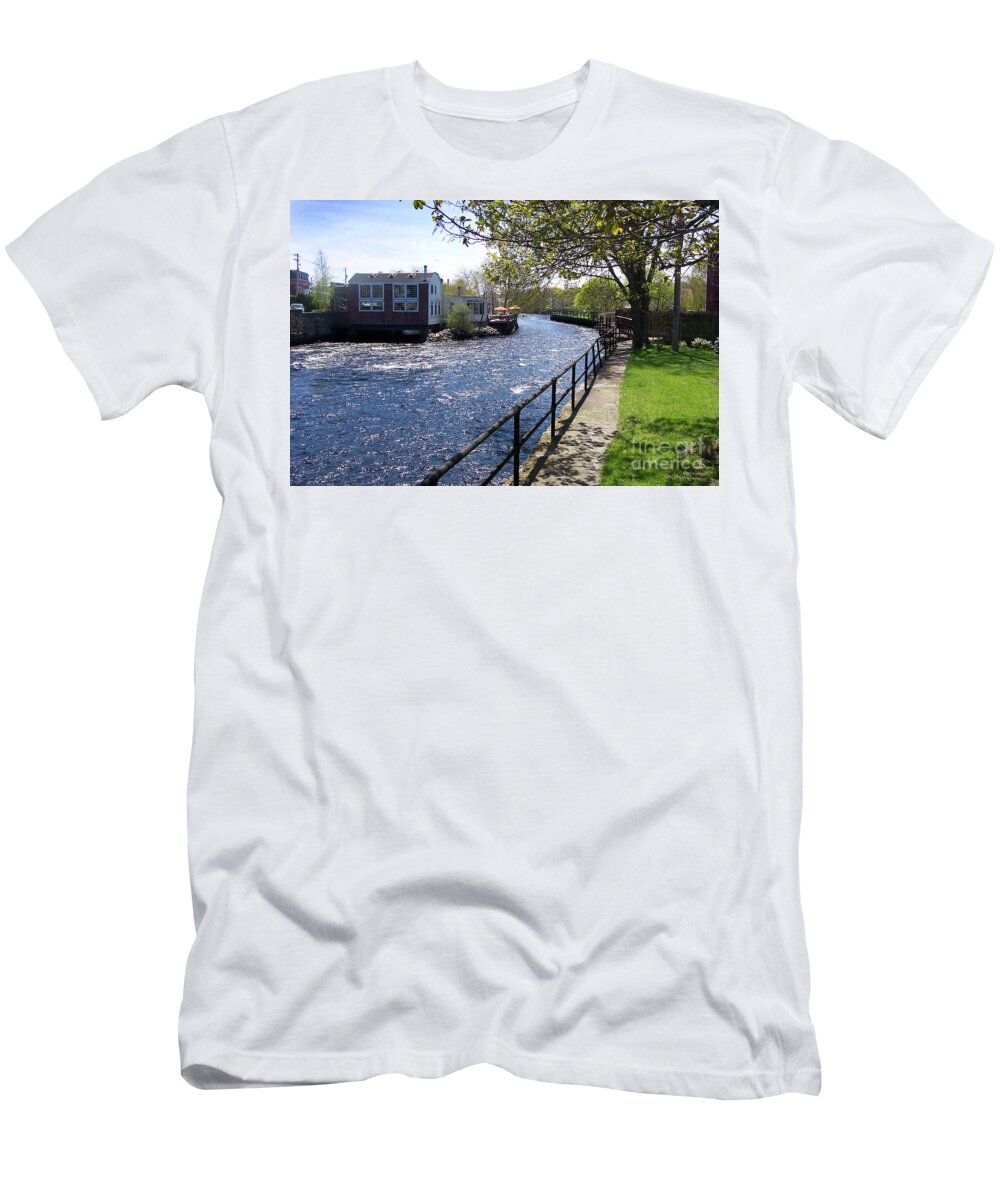 River T-Shirt featuring the photograph Winding River by CAC Graphics