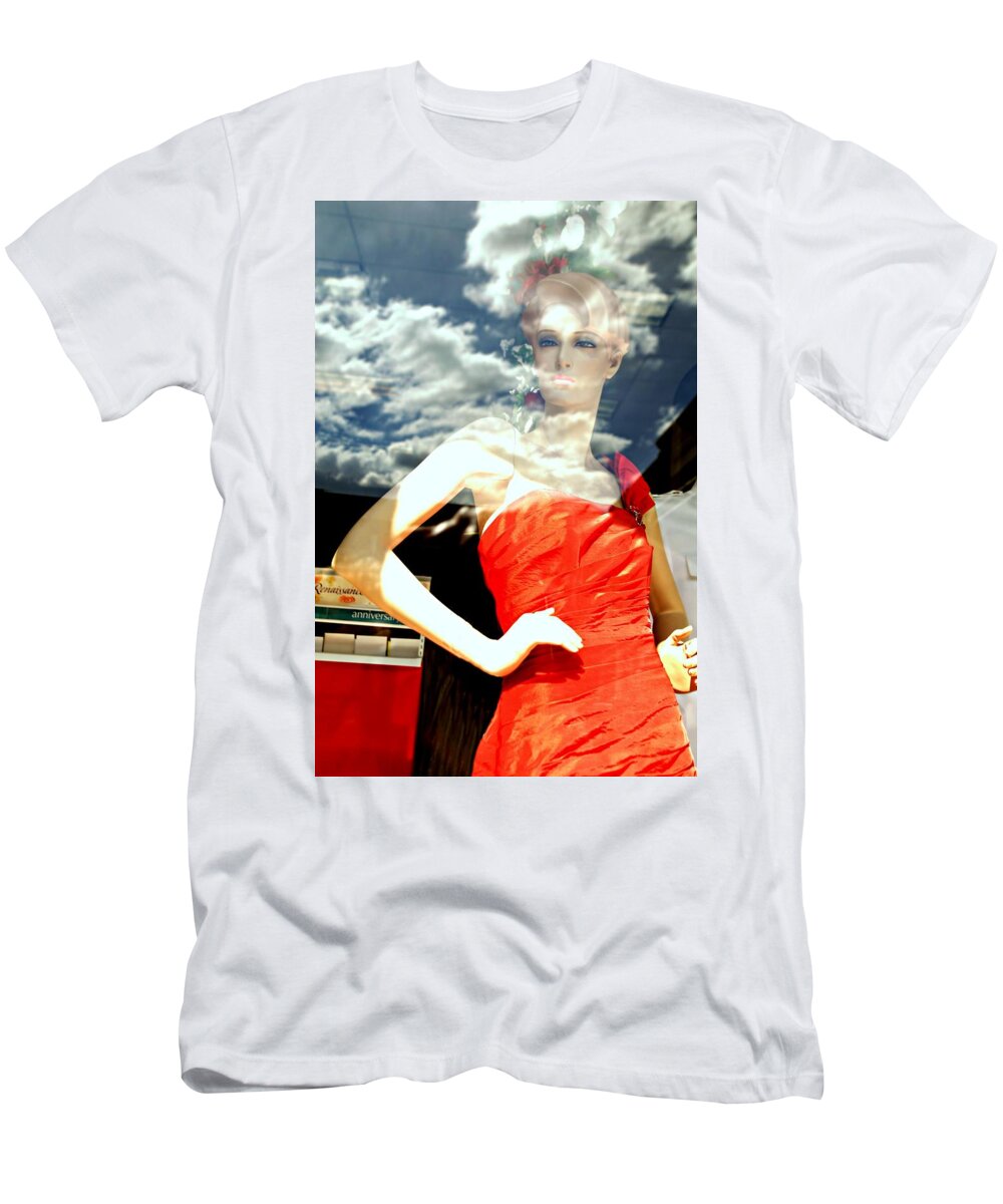 Mannequin T-Shirt featuring the photograph Window Shopping by Diana Angstadt