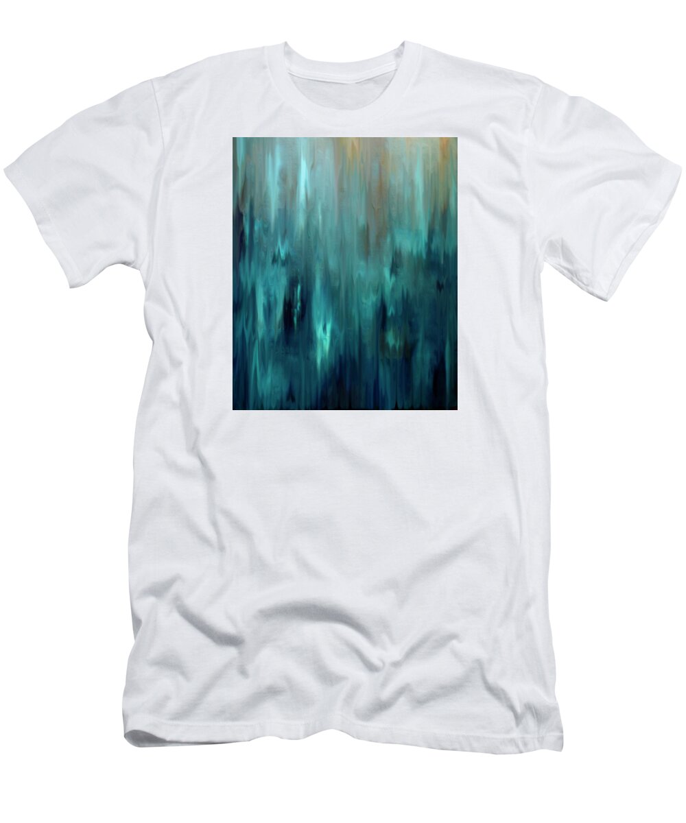 Oilpainting T-Shirt featuring the painting Winter in Finland by Johanna Hurmerinta