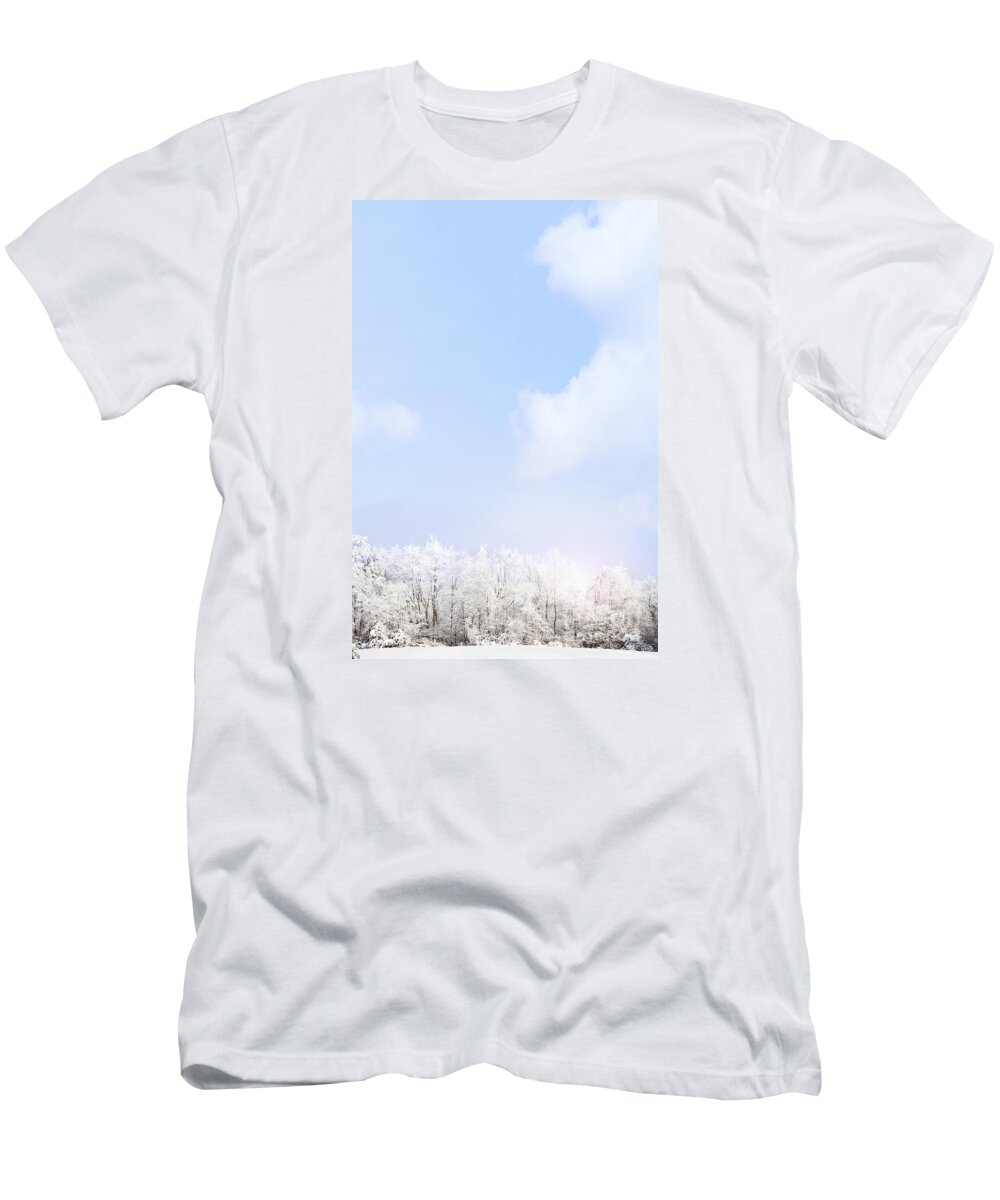 Snow T-Shirt featuring the photograph Winter Landscape by Stephanie Frey