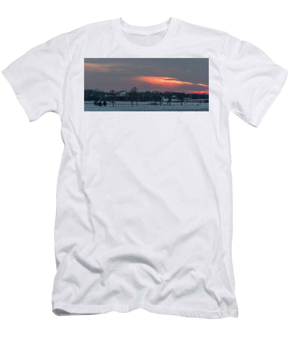 Sunset T-Shirt featuring the photograph Wisconsin's Holy Land 2018 by Thomas Young