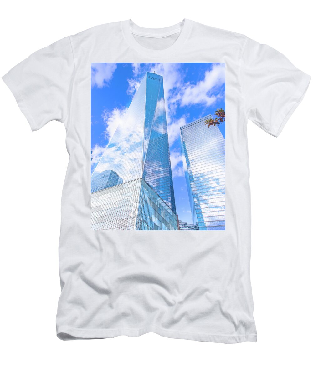One World Trade Center T-Shirt featuring the photograph World Trade Center by Mark Andrew Thomas