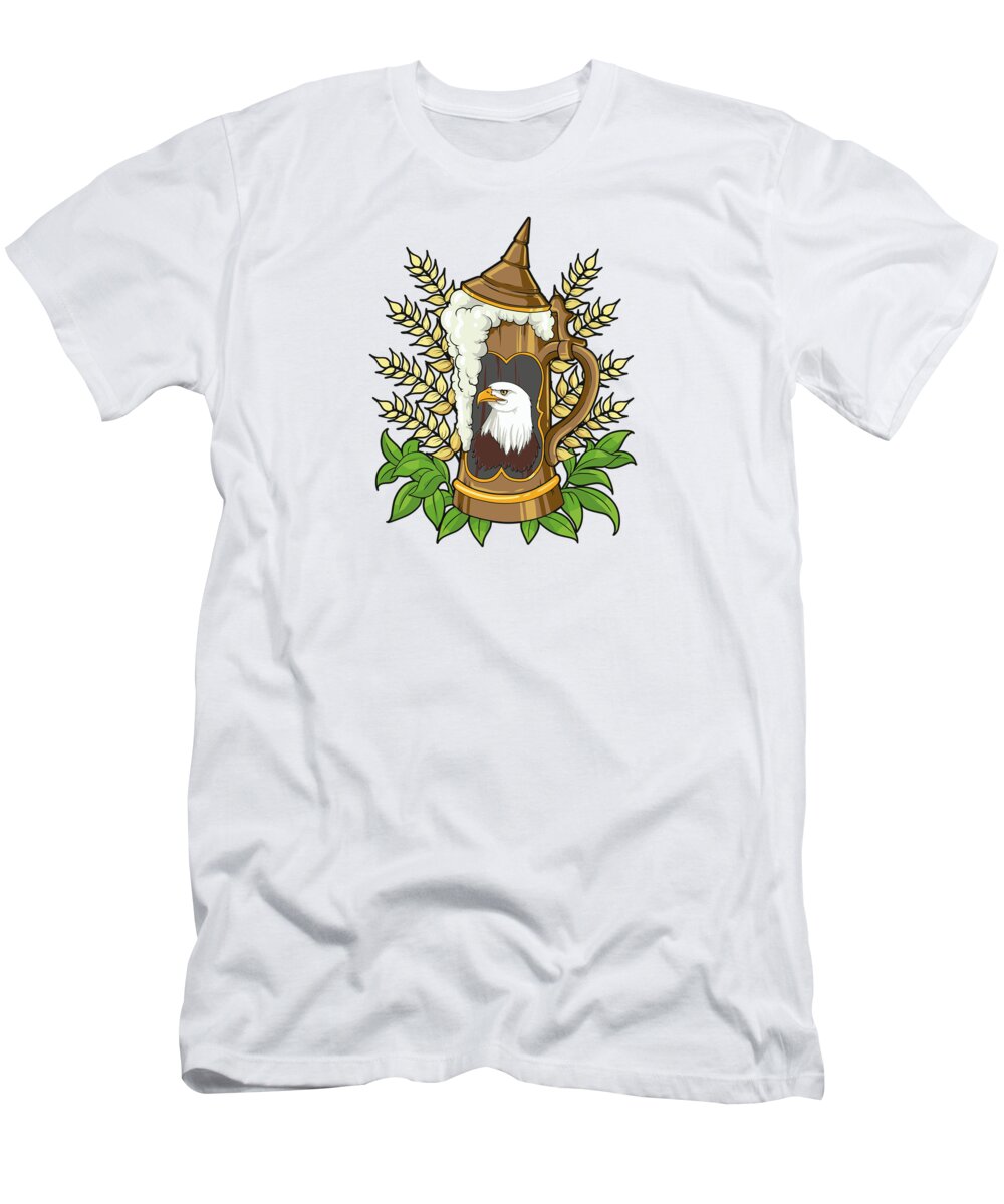 Festival T-Shirt featuring the digital art Beer Stein #1 by Mister Tee