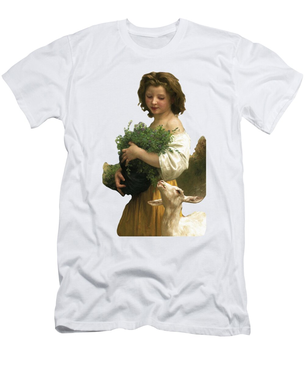 Little Esmeralda T-Shirt featuring the painting Little Esmeralda by Rolando Burbon