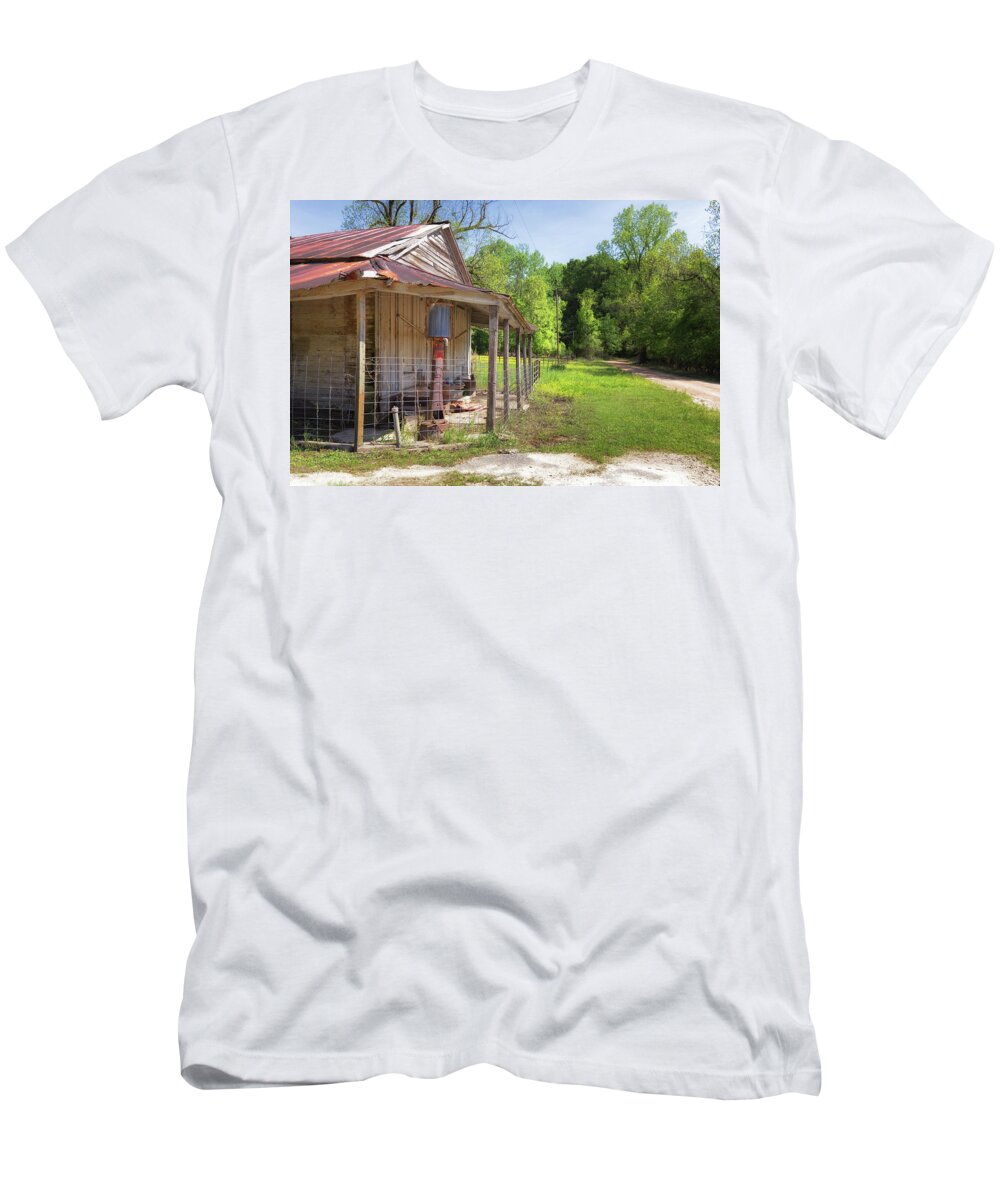 Country Store T-Shirt featuring the photograph Old Country Store - Rodney by Susan Rissi Tregoning