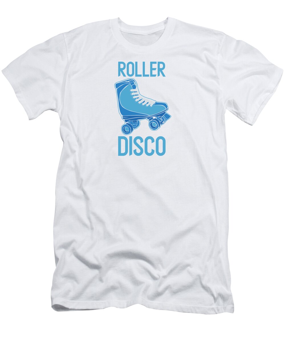 Dance T-Shirt featuring the digital art Roller Disco Retro Party #1 by Mister Tee