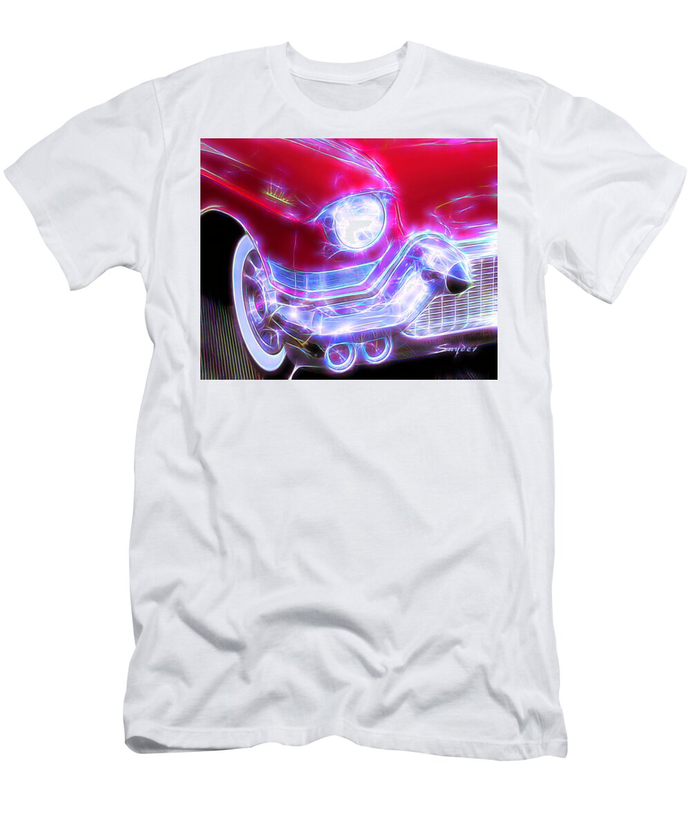 1957 Cadillac T-Shirt featuring the photograph 1957 Cadillac by Floyd Snyder