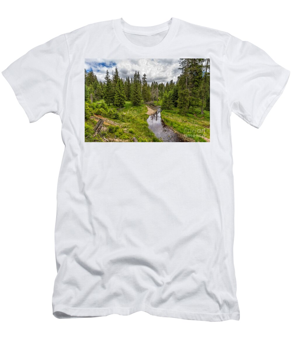 Harz T-Shirt featuring the photograph The Harz National Park #7 by Bernd Laeschke