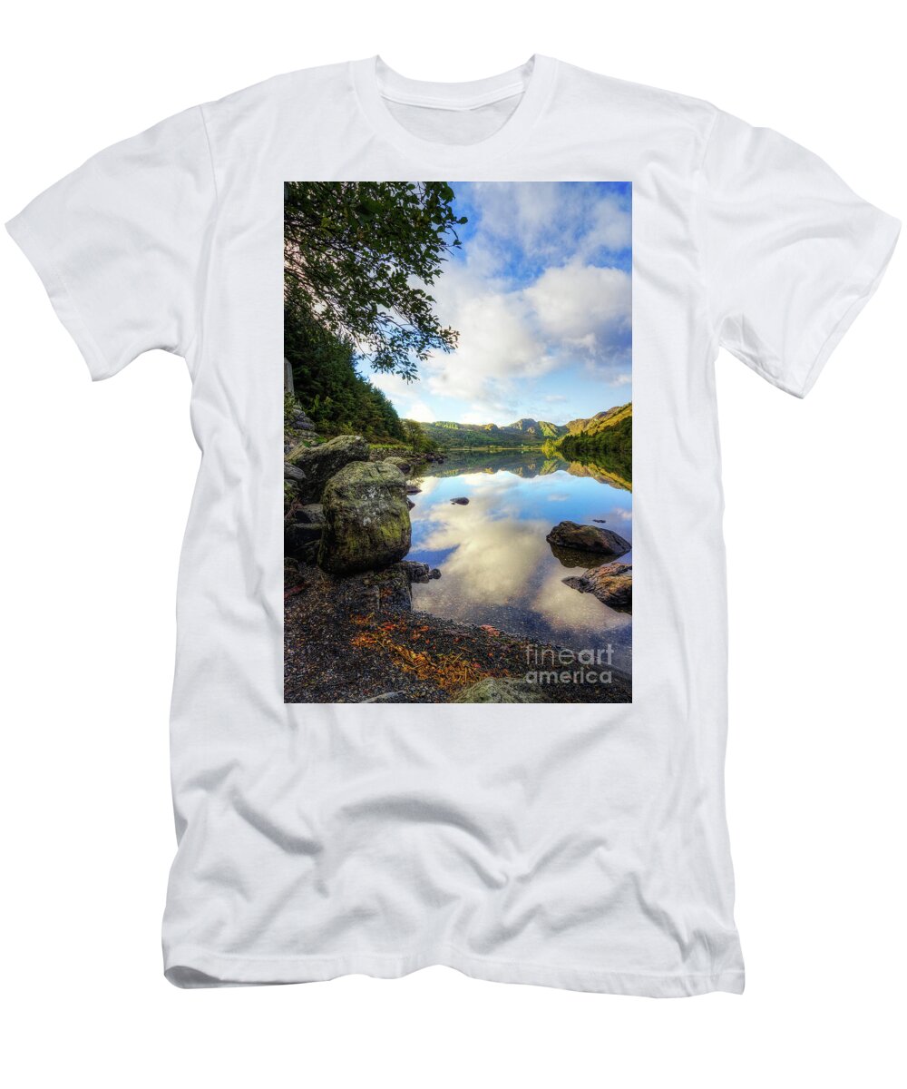 Snowdonia T-Shirt featuring the photograph Llyn Crafnant #3 by Ian Mitchell