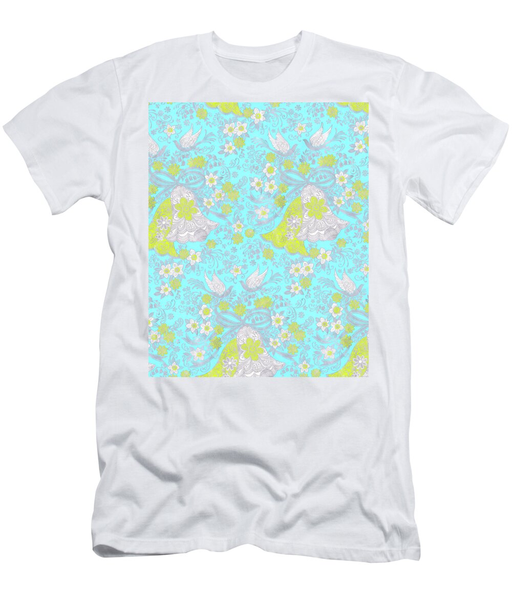 Animal T-Shirt featuring the drawing Pattern #567 by CSA Images