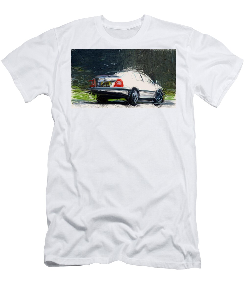 Skoda T-Shirt featuring the digital art Skoda Octavia RS Draw #8 by CarsToon Concept