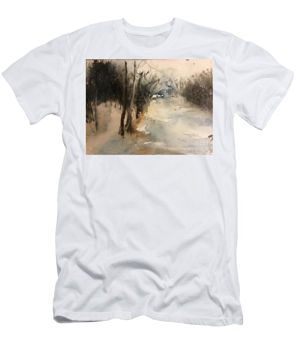 96209 T-Shirt featuring the painting 96209 by Han in Huang wong