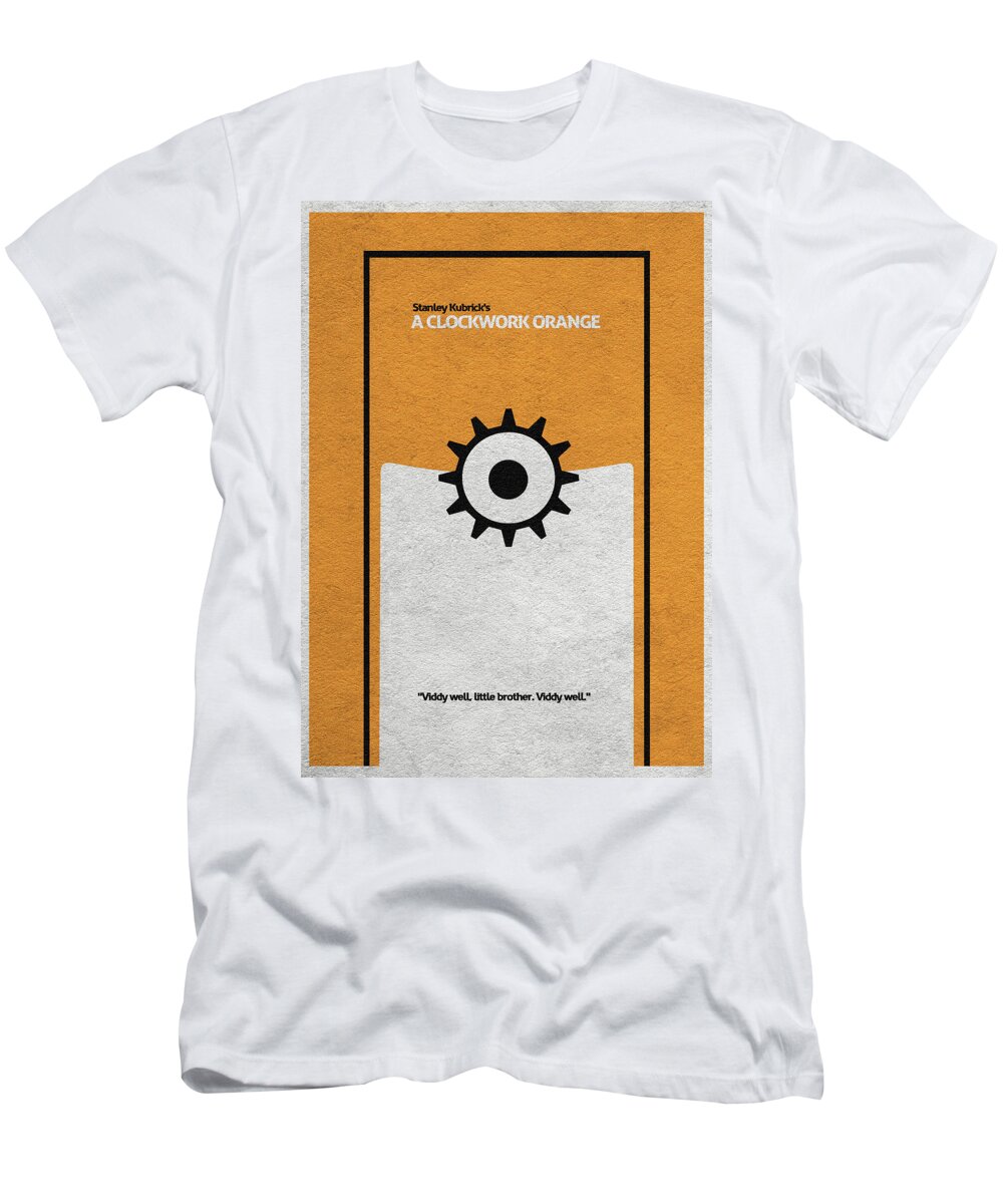A Clockwork Orange T-Shirt featuring the digital art A Clockwork Orange by Inspirowl Design