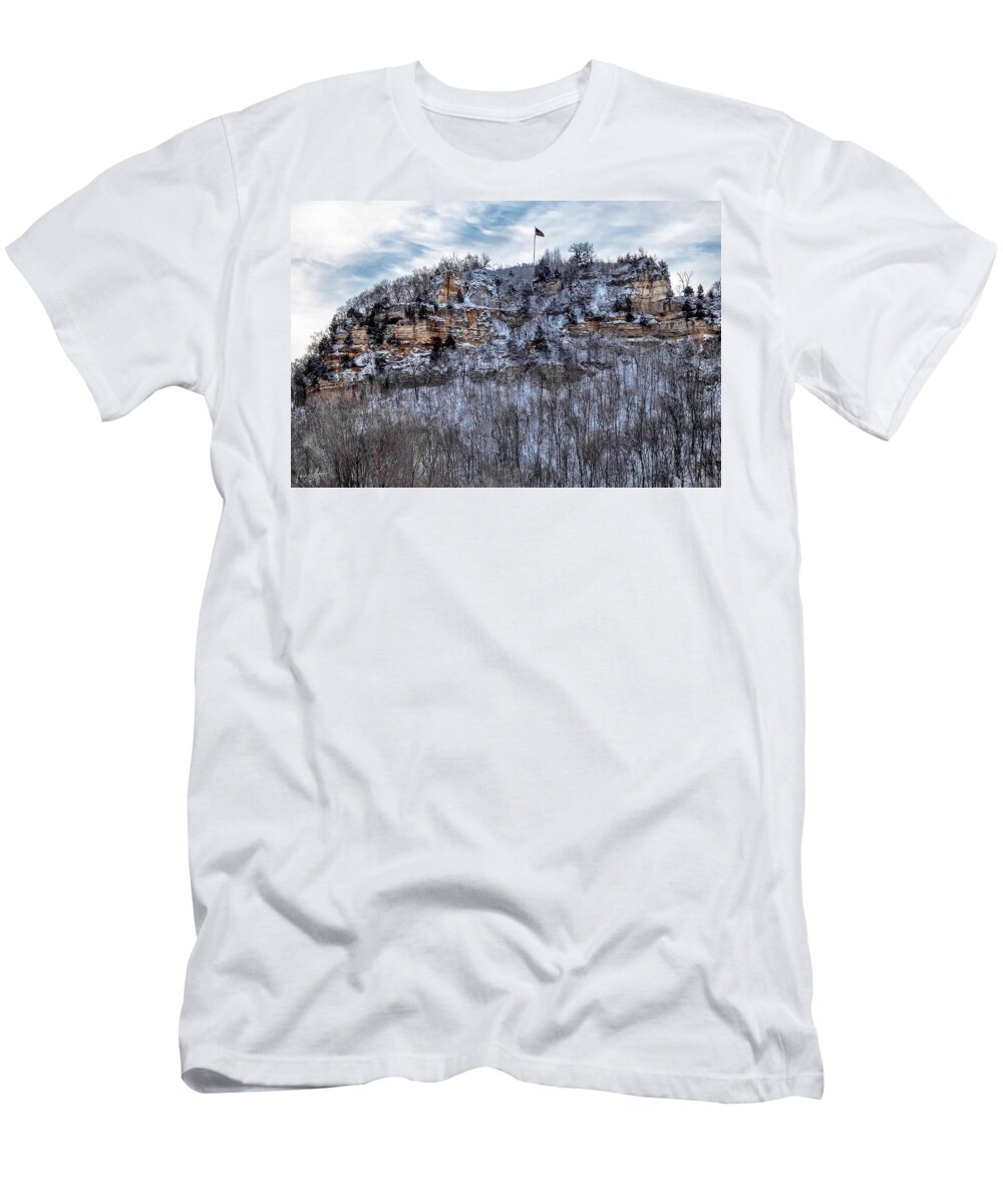 Grandads Bluff T-Shirt featuring the photograph A GRAND View by Phil S Addis