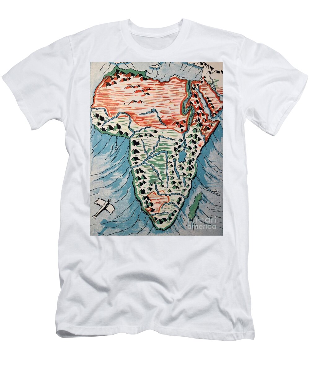 Africa T-Shirt featuring the photograph Africa by Flavia Westerwelle