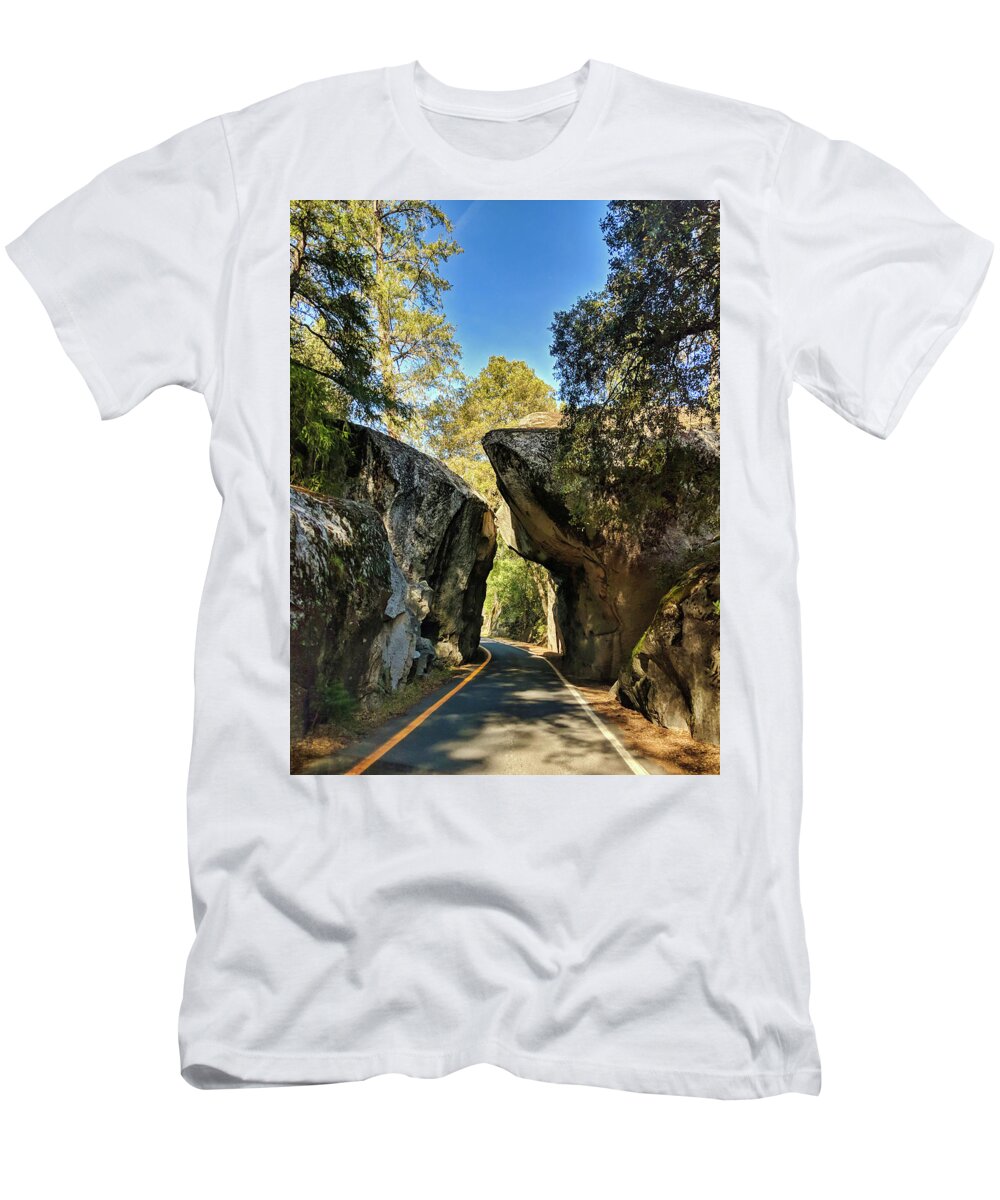 Nature T-Shirt featuring the photograph Arch Rock Entrance by Portia Olaughlin