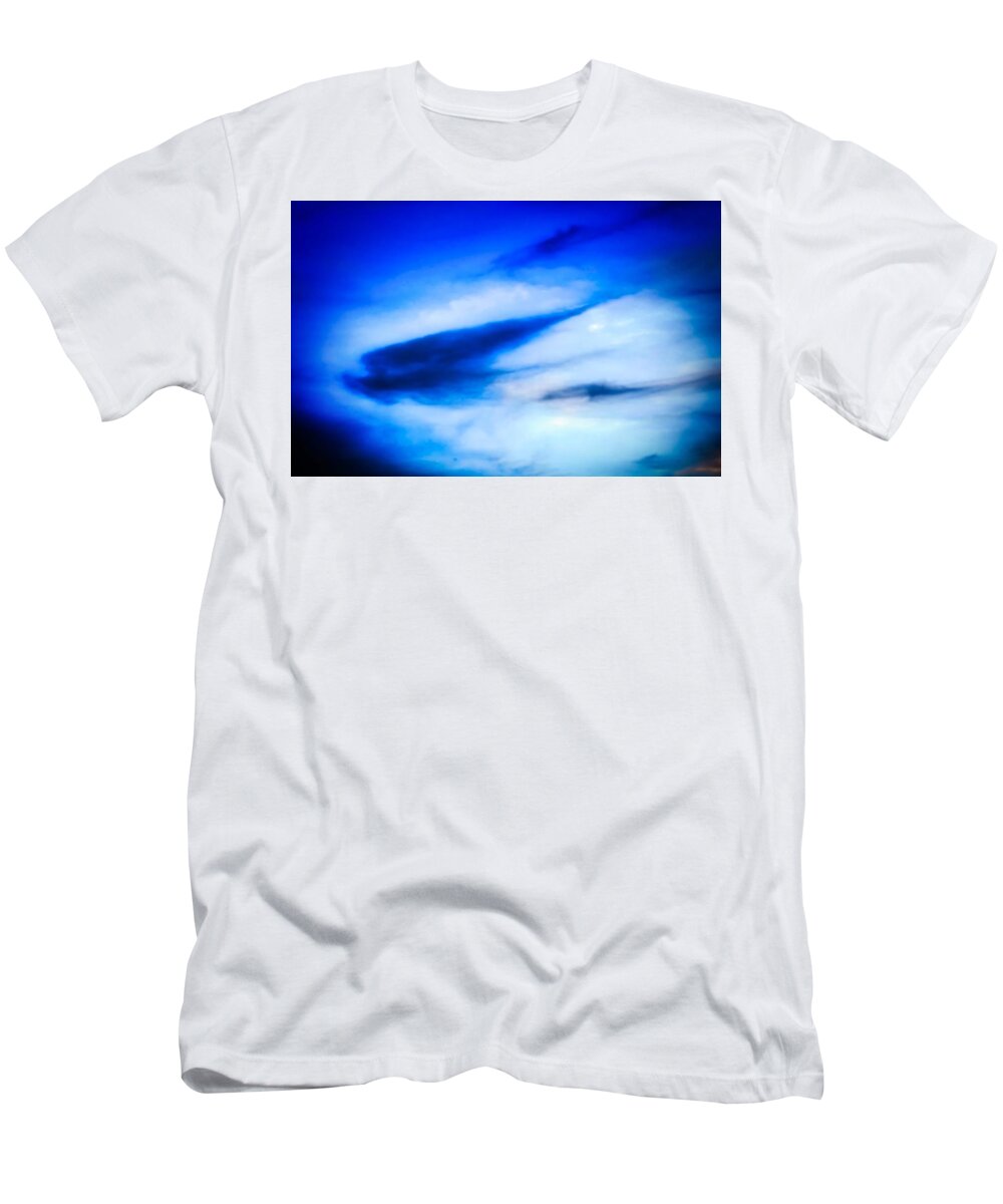 Southwest T-Shirt featuring the photograph Arizona Angel in Blue by Judy Kennedy