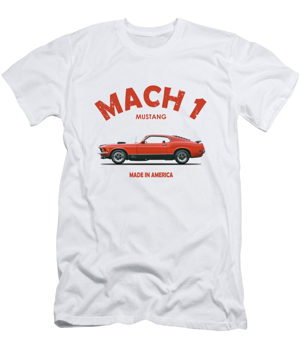 Ford Mustang Mach 1 T-Shirt featuring the photograph The Mustang Mach 1 by Mark Rogan