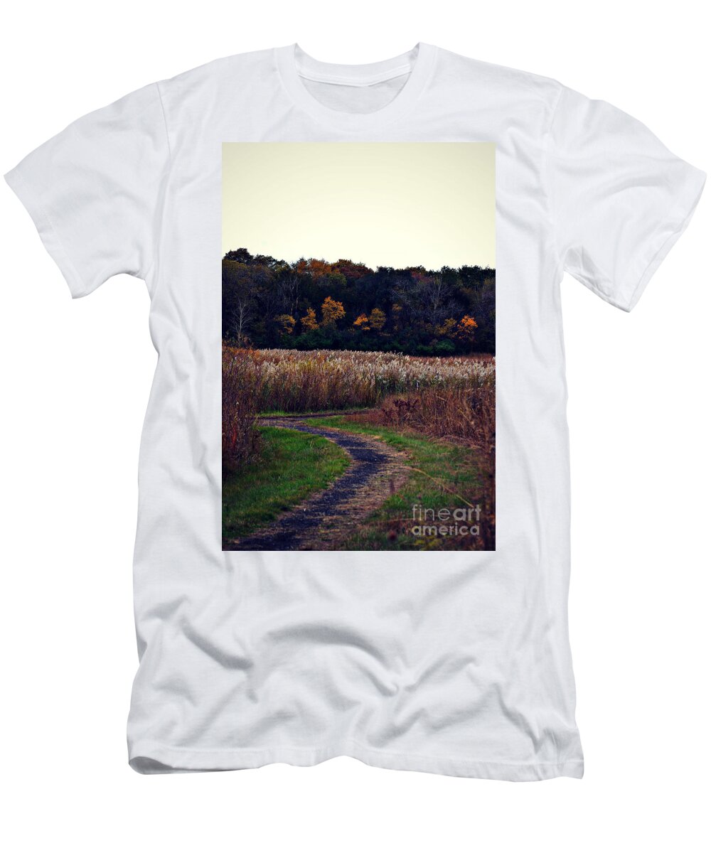 Landscape T-Shirt featuring the photograph Autumn Wetlands by Frank J Casella