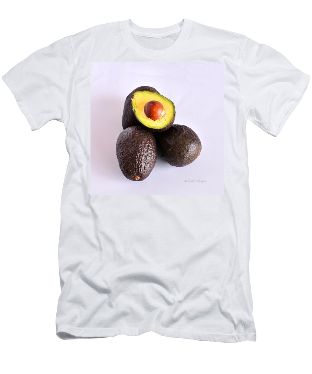 Avocado T-Shirt featuring the photograph Avocado Square Format by Kae Cheatham