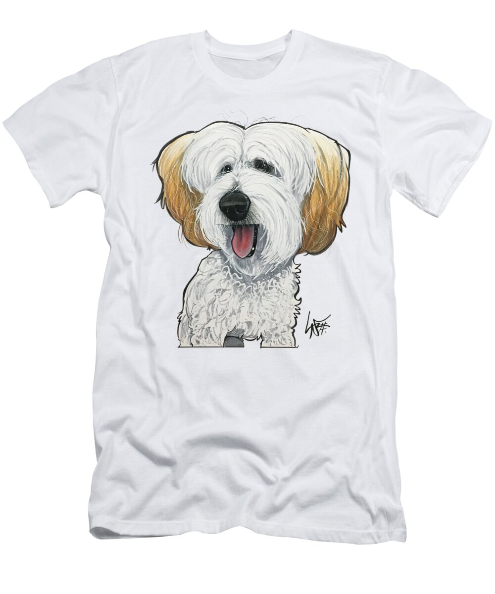 Beiter T-Shirt featuring the drawing Beiter 5147 by Canine Caricatures By John LaFree